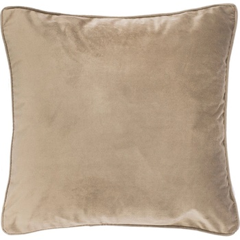 Tiseco Home Studio Светлобежова възглавница Кадифе, 45 x 45 cm - Tiseco Home Studio (3277TAUPE)