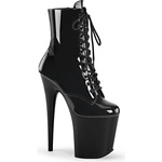Pleaser USA Pleaser Flamingo-1020 Blk Pat/Blk 39