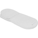 Kikkaboo Матрак с възглавница за кош за новородено Kikkaboo - Grey Velvet, 75 х 30 cm (31107010004)