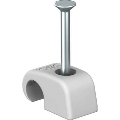 OBO 2027 40 LGR Příchytka Haft-Clip, 10-14mm, L40, světle šedá Polypropylén, PP