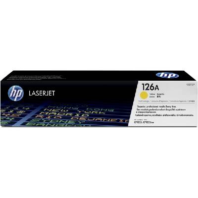 Оригинална тонер касета HP CP1025, 126A, 1000 страници-5%, Yellow