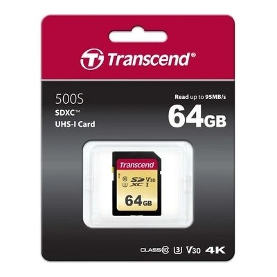 Transcend SDXC 64GB UHS-I U1 DF-TS64GSDC500S