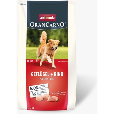 Animonda GranCarno Dog Adult s drůbežím a hovězím masem 12 kg