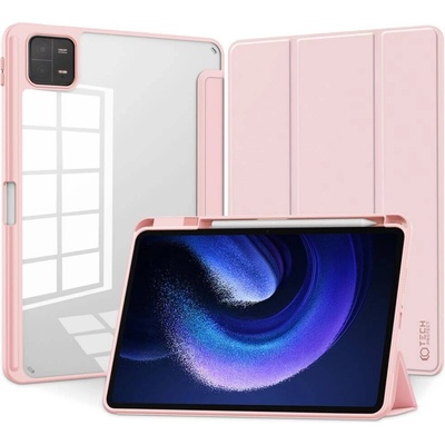 Tech-Protect Калъф за Xiaomi Pad 6/ 6 Pro, Tech-Protect Hybrid Pen Case, Розов (9319456604818)