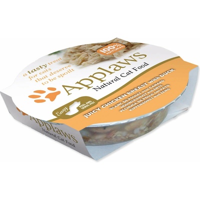 Applaws Cat Juicy kuracie prso a kačka 60 g