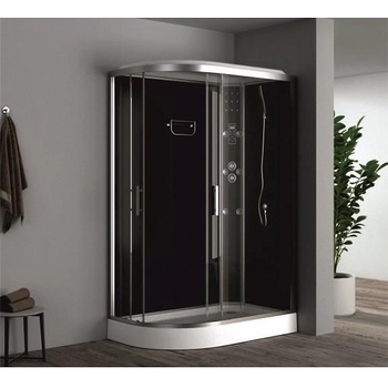 Inter Ceramic Хидромасажна душ кабина ICSH 876 NEW ДЯСНА, 120x80x215см, 4мм (876R NEW)