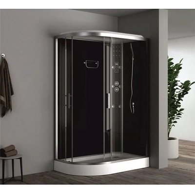 Inter Ceramic Хидромасажна душ кабина ICSH 876 NEW ДЯСНА, 120x80x215см, 4мм (876R NEW)
