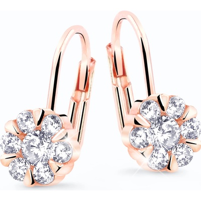 Cutie Jewellery - gold Náušnice Z8039 ze zlata se zirkony