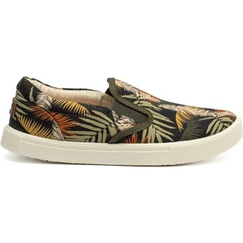 Oldcom Dámska slip on obuv BOSTON čierna mix biela