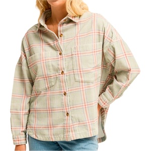 Billabong Дамска риза с копчета Billabong Women's Stoked On You Shirt - Smoke Green - размер XL (133-1560-0115)