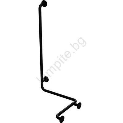 Bemeta Дръжка за душ 66x118 см, черна (BD0141)