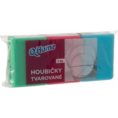 Q Home hubka na riad tvarovaná 3 ks