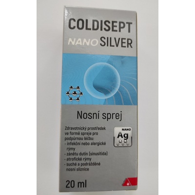 Coldisept nanoSILVER nosný sprej 20 ml