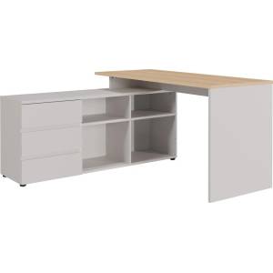 Germania Работна маса с дъбов плот 145x146 cm Lissabon - Germania (4187-654)