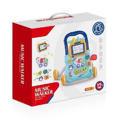 Huanger Музикална проходилка Happy Toddlers синя (1011436F)