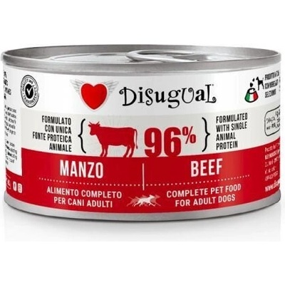 Disugual Beef - пълноценна храна за кучета с един източник на животински протеин, с говеждо - 150 гр
