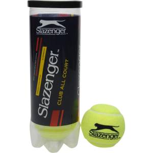 Slazenger Club All Court Tennis Balls - Yellow