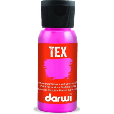 Darwi TEX Farba na textil 100050478 neónová ružová 50 ml
