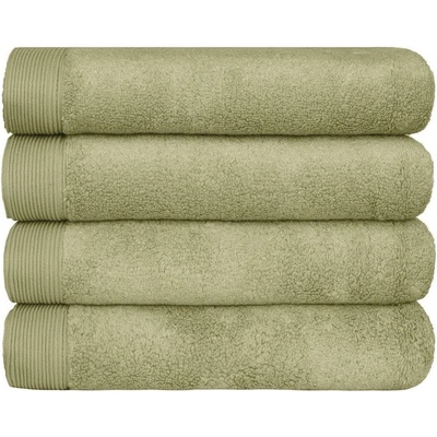SCANquilt Uterák froté MODAL SOFT olivová 50x100 cm