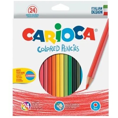 CARIOCA - Комплект цветни моливи - 24 броя (40381)