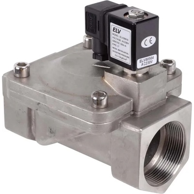 ELV ELV30 2" 230V (0.5-13 bar) Магнет вентил нормално затворен неръждаема стомана (ELV30010)
