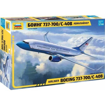 Zvezda Model Kit letadlo 7027 Boeing 737-700/C-40B 32-7027 1:144