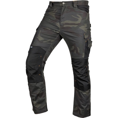 Neo Tools pracovní kalhoty Mix & Match plátno výztuhy Cordura zelená