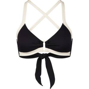 Seafolly Дамско бикини горнище Seafolly Band Wave Fit Trim Front Bralette Bikini top - Black - размер 32 (EU) (150-6612-0111)