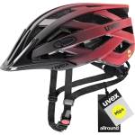 uvex i-vo cc MIPS bicycle helmet, black-red matt, 52-57 cm - S413613 (S413613)