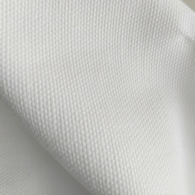 100% Ľan s bavlnou 405g šírka 150cm -Biela
