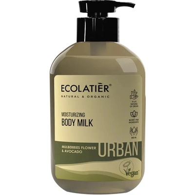 ECOLATIER URBAN Hydratačné Telové Mlieko Moruša & Avokádo 400 ml