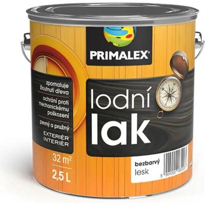 Primalex Lak lodní lesklý, bezbarvý 2,5 l