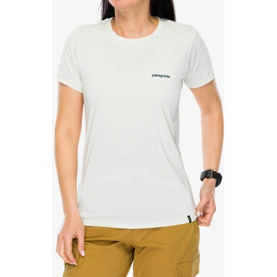 Patagonia Dámske funkčné tričko CAPILENE COOL DAILY SHIRT BOARDSHORT LOGO béžová