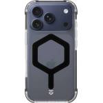 Tactical Удароустойчив калъф Tactical MagForce Hexagon за iPhone 18 Pro Max, черен - прозрачен