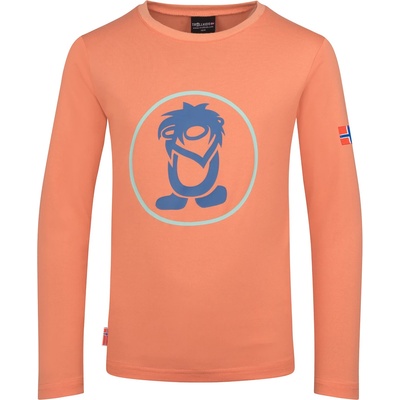 Trollkids Детска блуза с дълъг ръкав Trollkids Kid's Troll Longsleeve - Coral Haze / Cornflower - размер 110 (EU) (704-1807-1514)