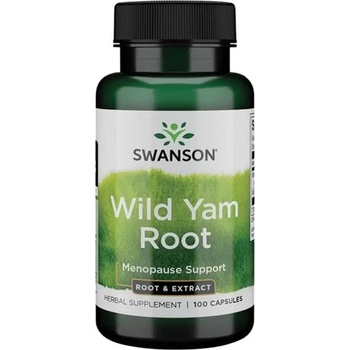 Swanson Wild Yam Root, 100 капсули, Swanson (SWH152)