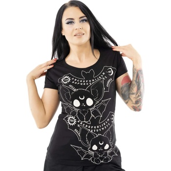 HEARTLESS дамска тениска heartless - ouija bats - ЧЕРНА - poi1422