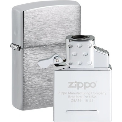 Zippo Brused Chrome - Jet Insert
