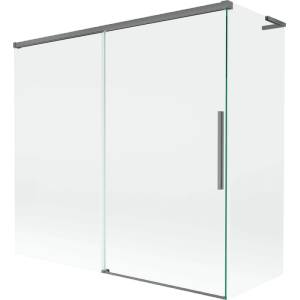 Mexen Rox L душ кабина с 2 плъзгащи се крила 170 + 80 x 150 см, прозрачен, gun metal - 8C9L-170-080-95-00 (8C9L-170-080-95-00)