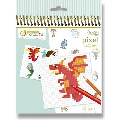 Avenue Mandarine Maľovanky Pixel Fantasy GY098C