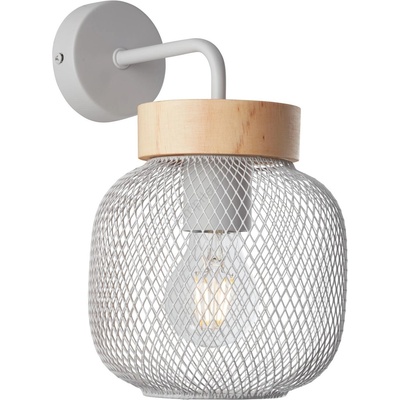 Brilliant - Стенна лампа GIADA 1xE27/40W/230V сива (BI0347)