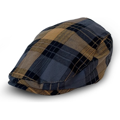 Károvaná bekovka žluto-modrá