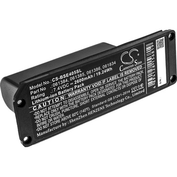 Cameron Sino Батерия за Bose 413295, Bose Soundlink Mini (еквивалент на Bose 061384), 2600 mAh (CS-BSE405SL)