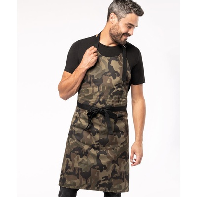 Kariban K885 Hobby zástěra s laclem black 20K88500299