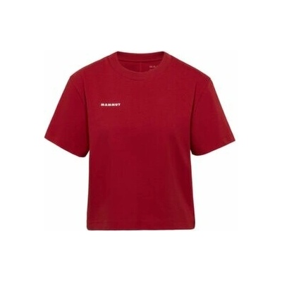 Mammut MAMMUT BASE CROPPED T SHIRT WOMEN MINI LOGO červená