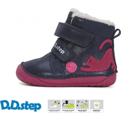 D.D.Step zimní boty W070-42110A holka blue – Hledejceny.cz