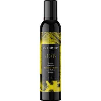 Paul Rivera True Silver Матираща пяна за неутрализиране на жълти нюанси, 300 ml