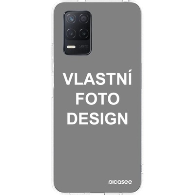 Pouzdro Picasee silikonové Realme 8 5G - Vlastní design/motiv čiré – Zboží Živě