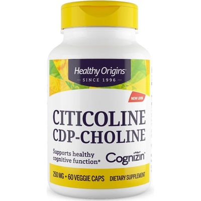 Healthy Origins CDP-cholin 250 mg 60 rostlinných kapslí