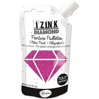 Izink Diamond Diamantová barva fuchsiová 80 ml